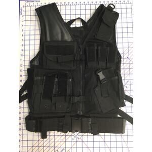 Yakeda Tactical Vest Commando Chest Rig Excellent Condition Airsoft Hunting